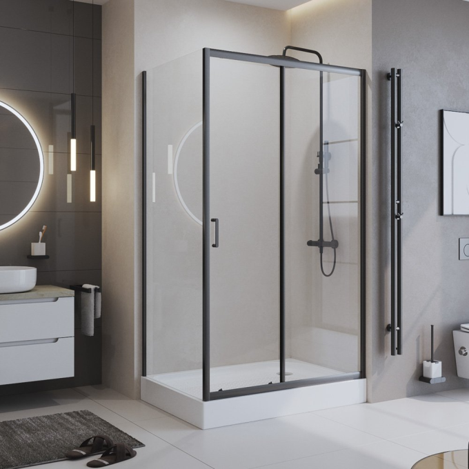 Душевой уголок BELBAGNO UNO-195-AH-1-110/90-C-Cr