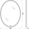Зеркало 60x80 см BELBAGNO SPC-VST-600-800-LED-TCH-WARM